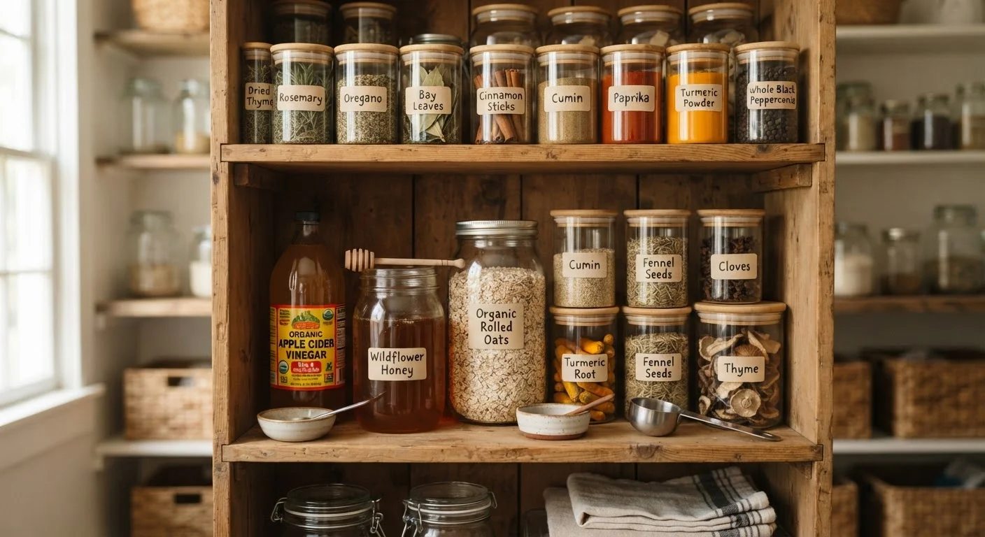 A Room-by-Room Look at Pantry Staples with Documented Wellness Uses