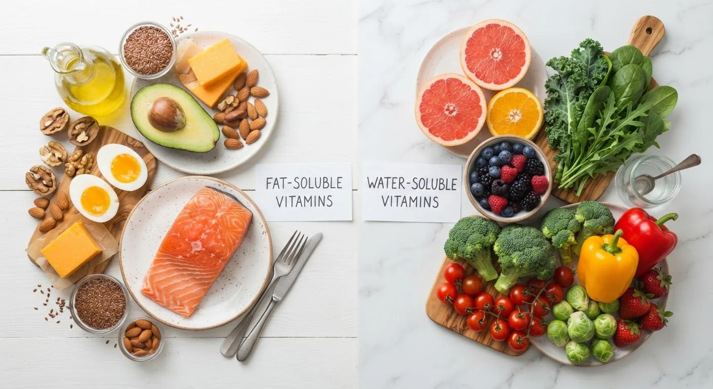 Fat-Soluble vs Water-Soluble Vitamins: Why the Difference Matters for Your Diet
