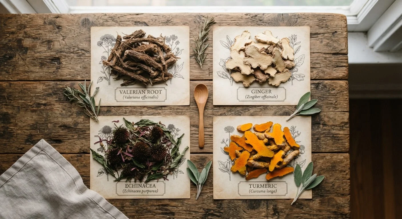 Herbs with Meaningful Evidence Behind Them—and What That Evidence Actually Shows