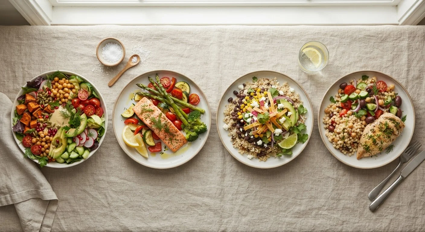 How Dietary Frameworks Differ in the Way They Define a 'Healthy Meal'