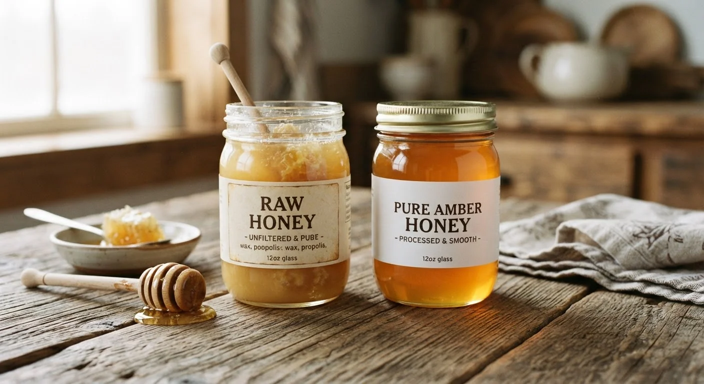 Raw Honey vs. Processed Honey for Wellness Purposes