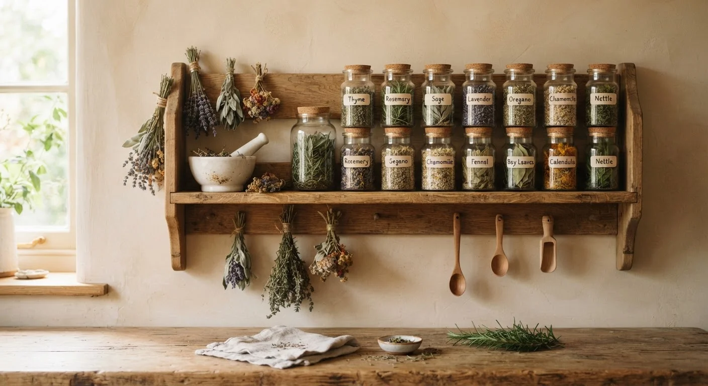 The Everyday Herb Cabinet: A Practical Reference for Common Herbal Remedies