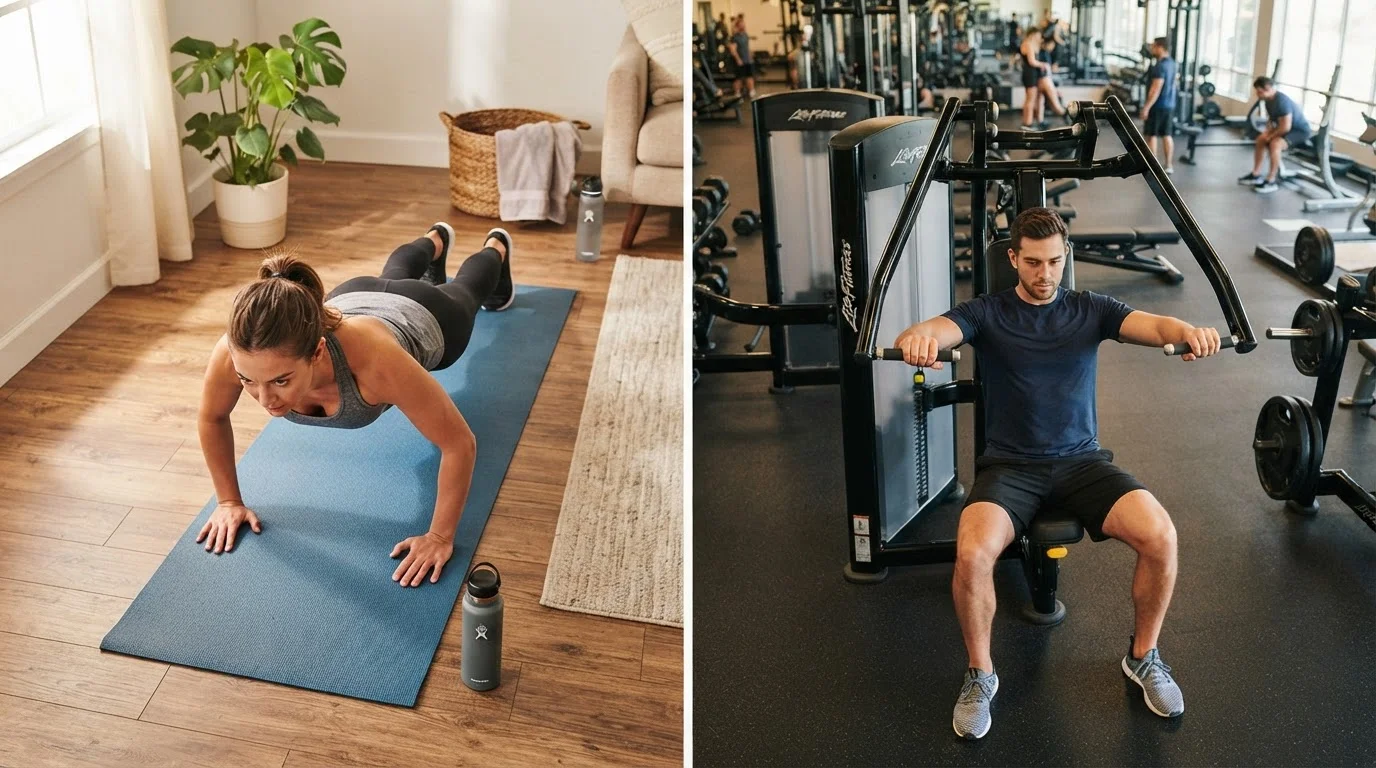 Training at Home vs. Training at a Gym: An Honest Comparison