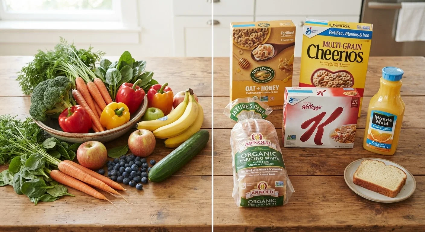 Whole Foods vs Fortified Foods: When Does Adding Nutrients to Packaging Actually Help?
